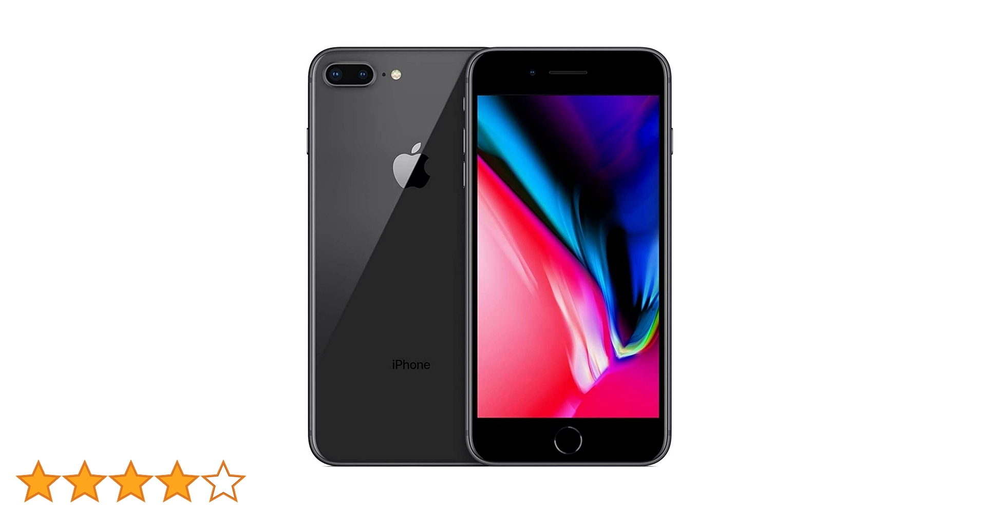 Apple iPhone 8 Plus, Fully Unlocked, 64 GB - Space Gray